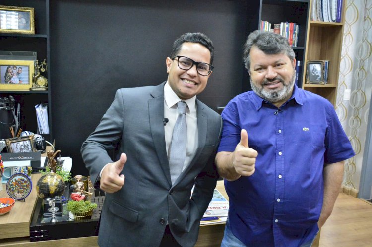 Carlos Bernardo visita Câmara Municipal de Campo Grande