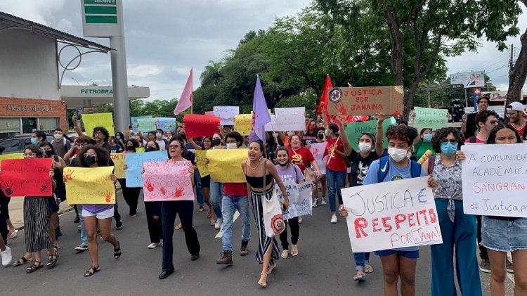 Caso Janaína Bezerra: estudantes da UFPI voltam a protestar por justiça e medidas de segurança