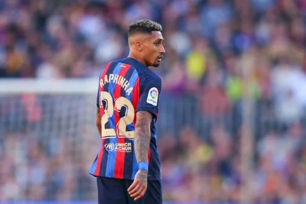 Barcelona recusa proposta de R$ 382 milhões do Arsenal por Raphinha