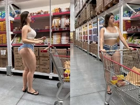 BH: modelo diz ter sido expulsa de supermercado por usar roupas curtas