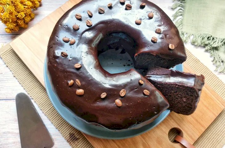 Bolo de chocolate com café