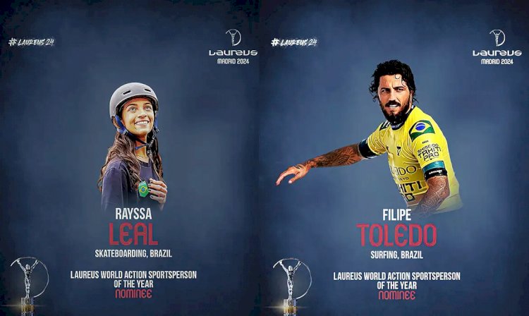 Rayssa e Filipinho são indicados ao Laureus, maior prêmio do Esporte