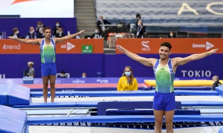 Rayan Dutra garante vaga nos Jogos de Paris na ginástica de trampolim