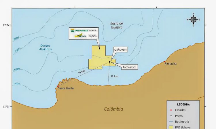 Petrobras confirma descoberta de gás em águas profundas na Colômbia