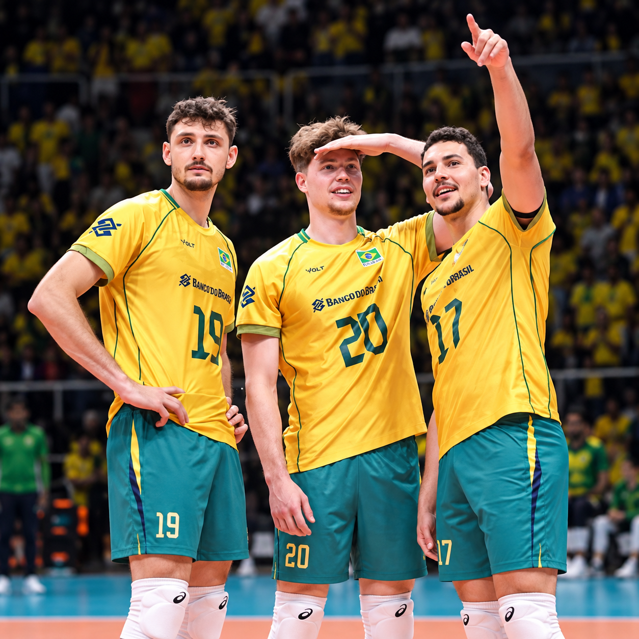 Brasil garante vaga antecipada nos Jogos Olímpicos de Los Angeles 2028 no vôlei masculino