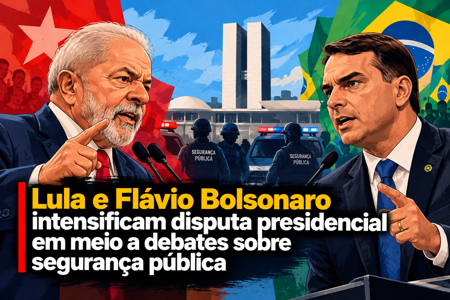 Eleições 2026: Lula e Flávio Bolsonaro apresentam propostas diferentes para o futuro do campo brasileiro