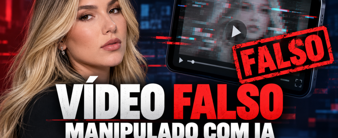 Vídeo de Virginia Fonseca apoiando Flávio Bolsonaro é falso e foi manipulado com IA
